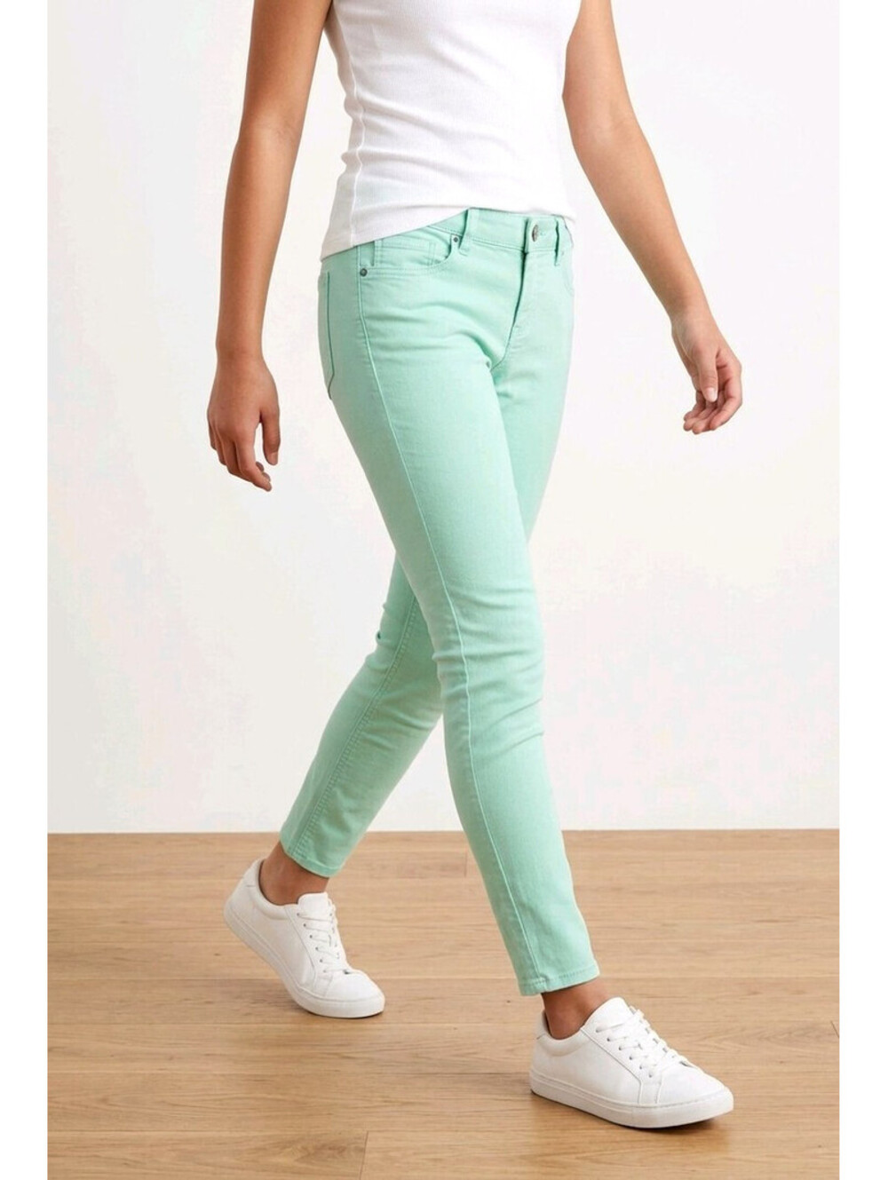 No Boundaries Mist Mint Skinny Jeans Juniors sz 11